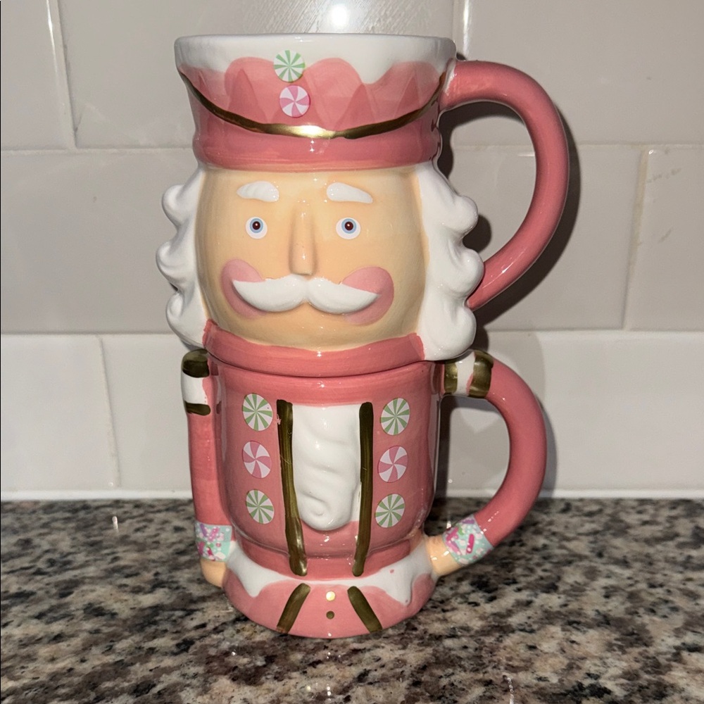 Nutcracker Pink Ceramic Mugs